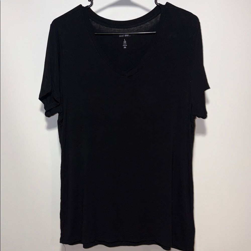 Just Be Black Rayon Blend Top
